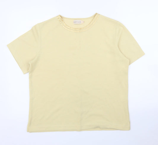 Bonmarché Womens Yellow   Basic T-Shirt Size S
