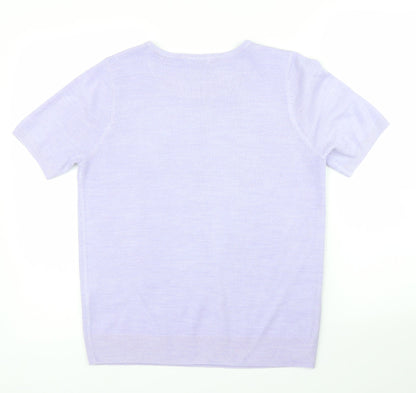Womens UK Size 12 BHS Purple Pullover Jumper