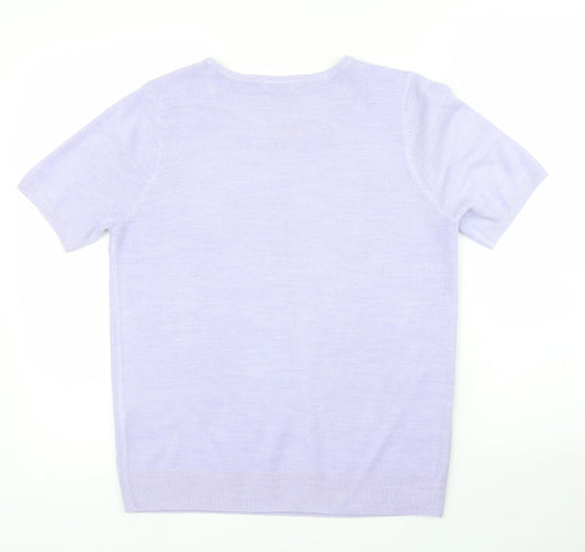 Womens UK Size 12 BHS Purple Pullover Jumper