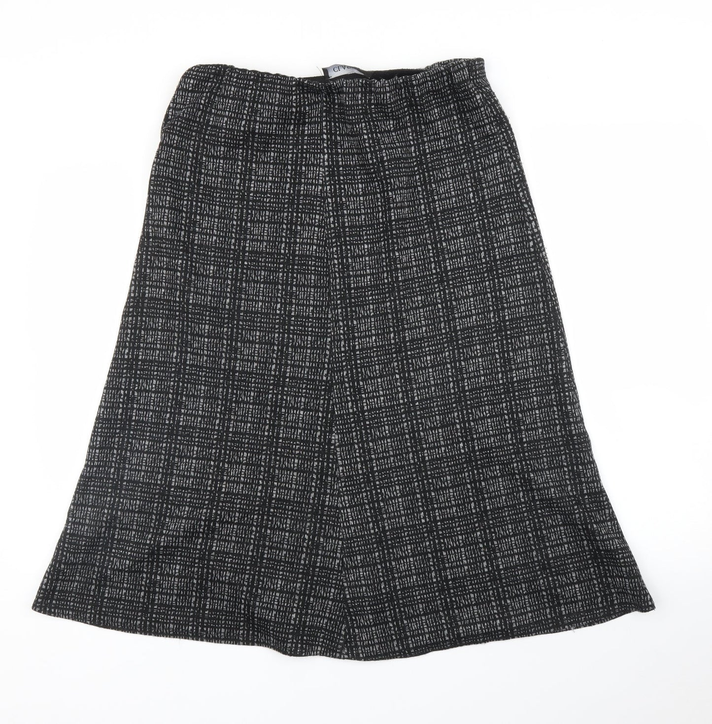Classics Womens Grey   A-Line Skirt Size M