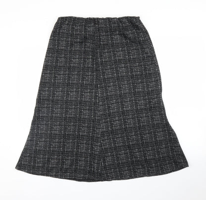 Classics Womens Grey   A-Line Skirt Size M