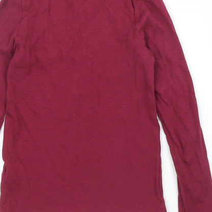 Nutmeg Girls Purple   Basic T-Shirt Size 7 Years