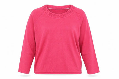 Bonmarché Womens Pink Pullover Jumper Size L
