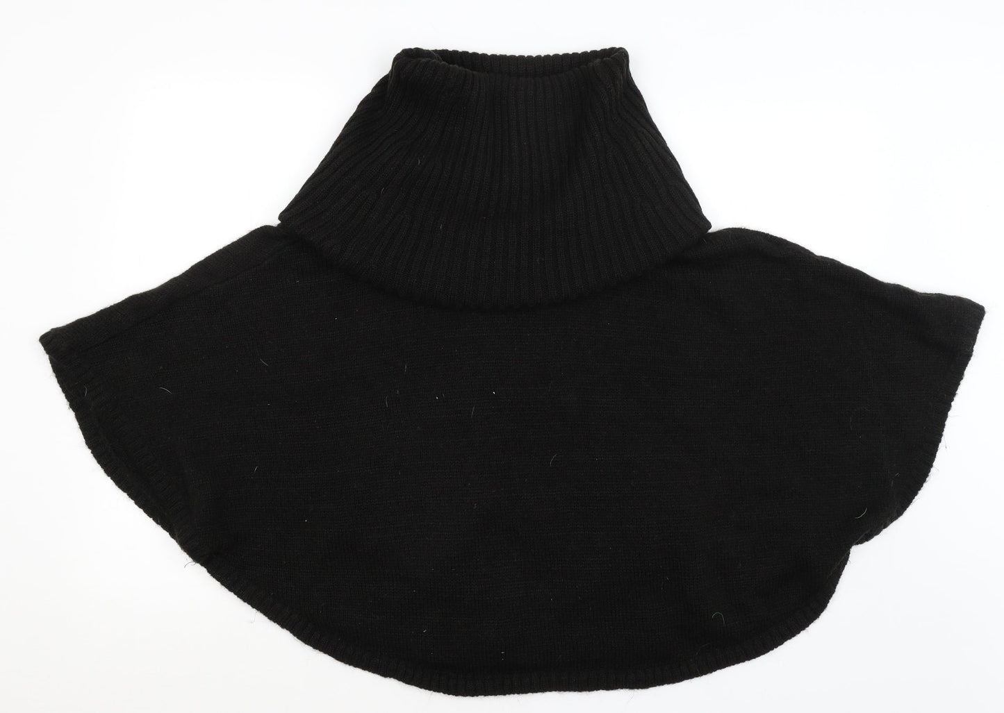 Divided Womens Black   Jacket Poncho Size S