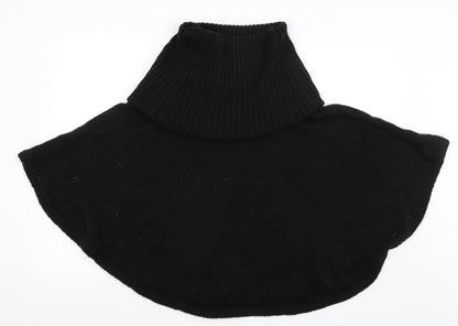 Divided Womens Black   Jacket Poncho Size S