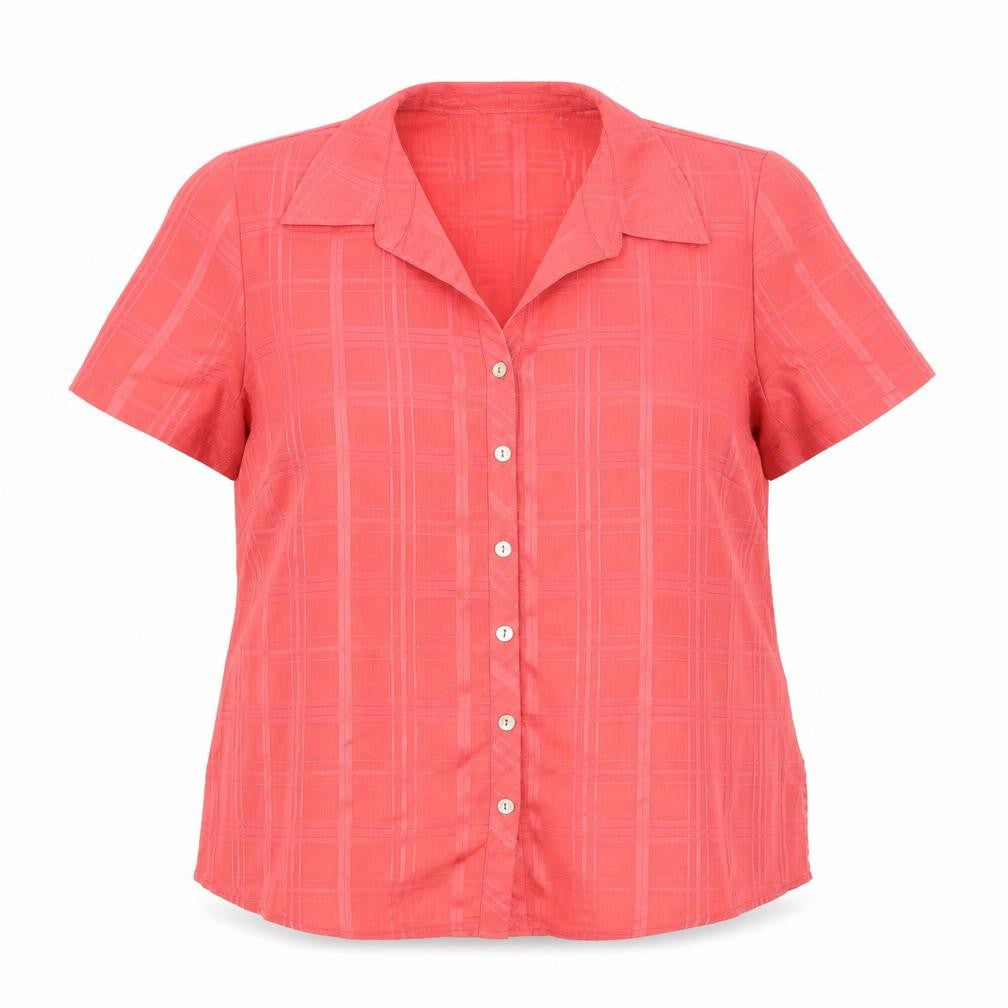 Bonmarché Womens Red   Basic Button-Up Size 20