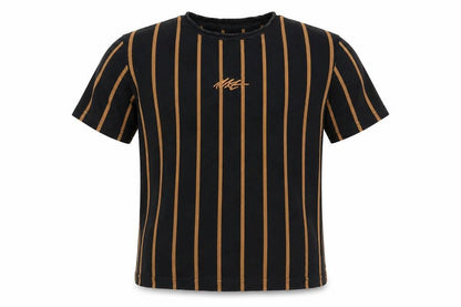 NEXT Boys Black Striped  Basic T-Shirt Size 6 Years