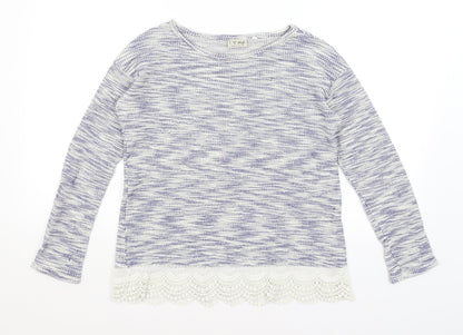Womens UK Size 12 NEXT Blue Pullover Jumper