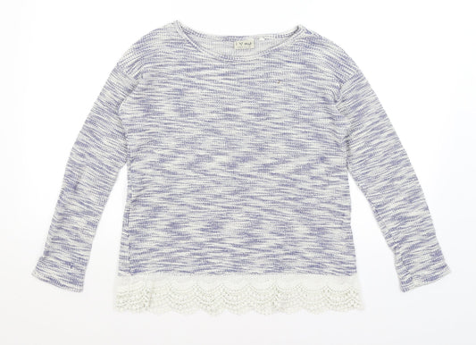 Womens UK Size 12 NEXT Blue Pullover Jumper