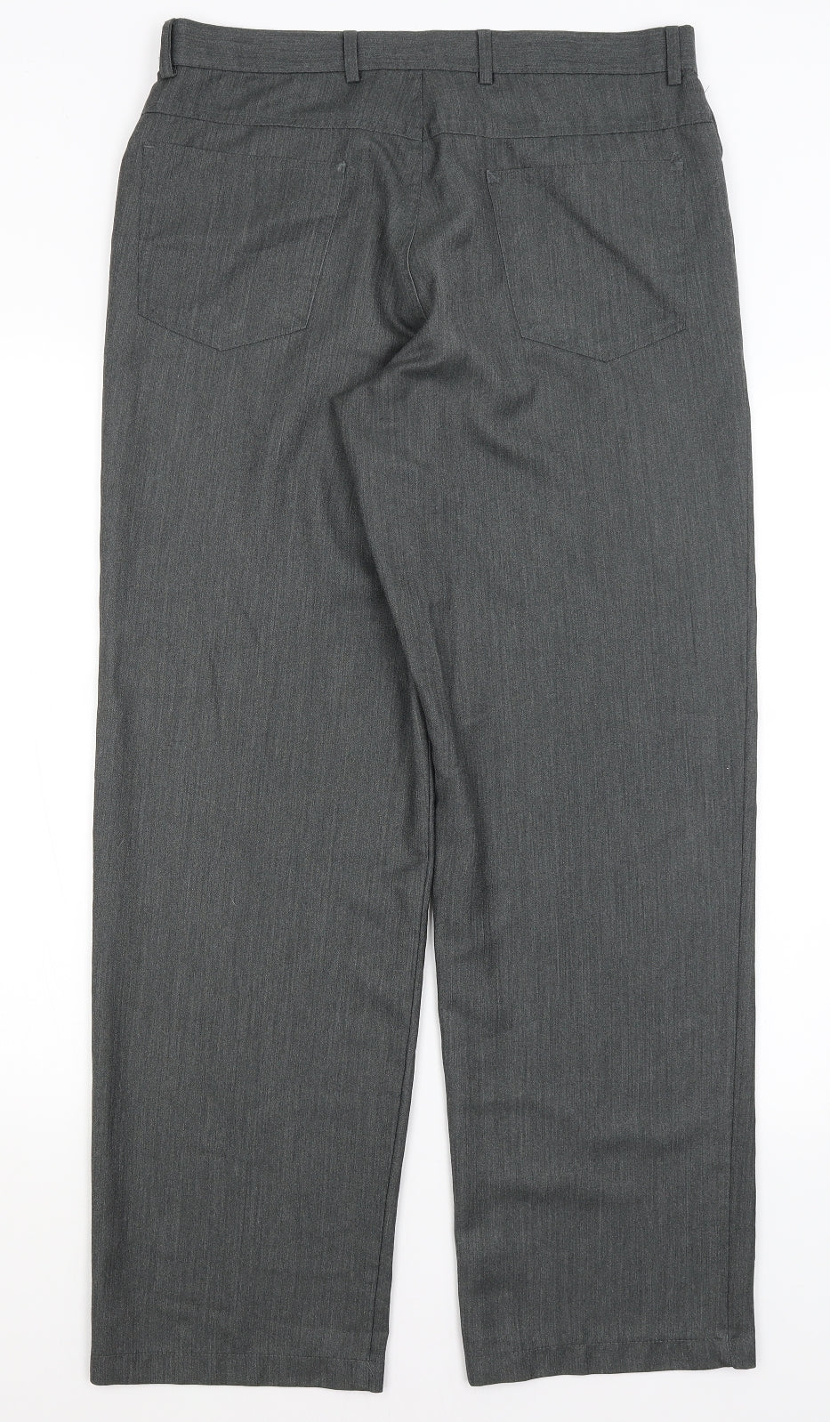 Taylor & Wright Mens Grey   Dress Pants Trousers Size 34 in L31 in