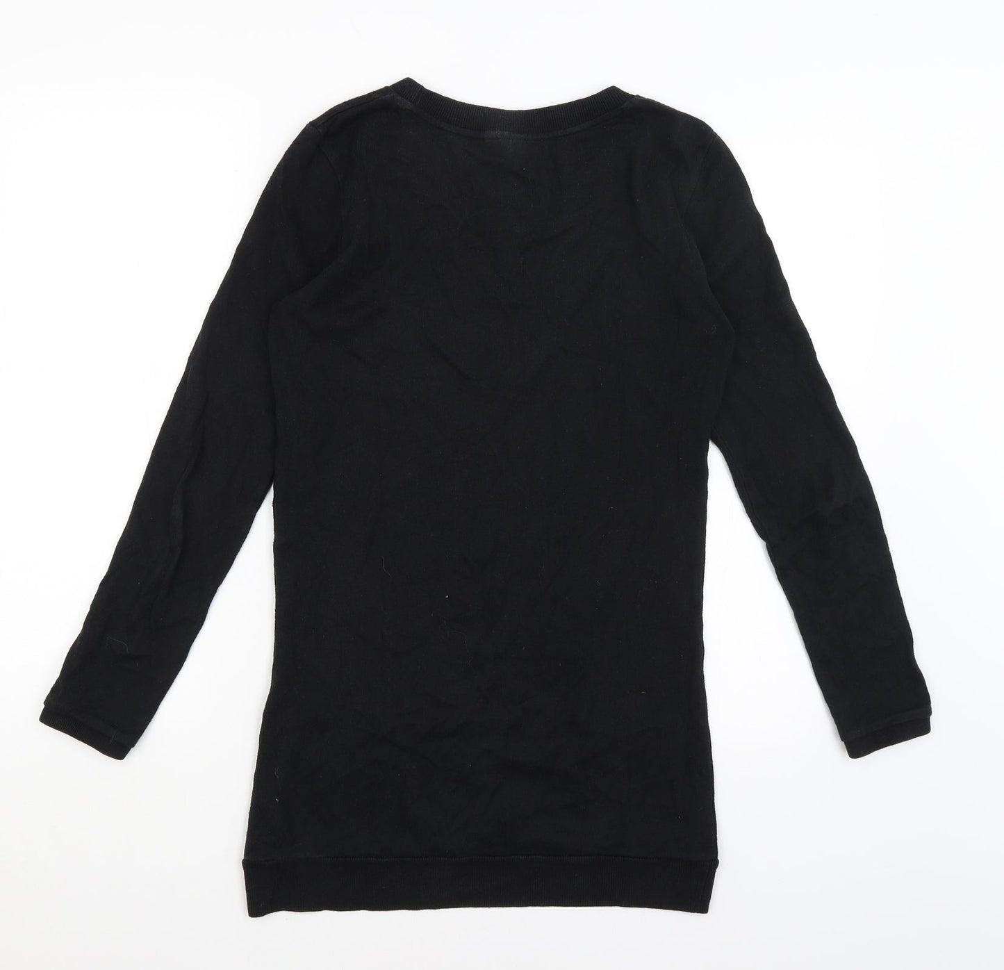 Womens UK Size 6 Divided Black Pullover Jumper