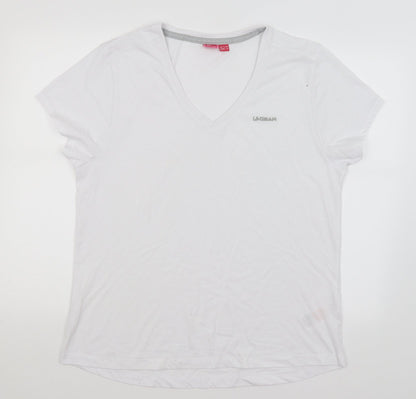 LA Gear Womens White   Basic T-Shirt Size 22