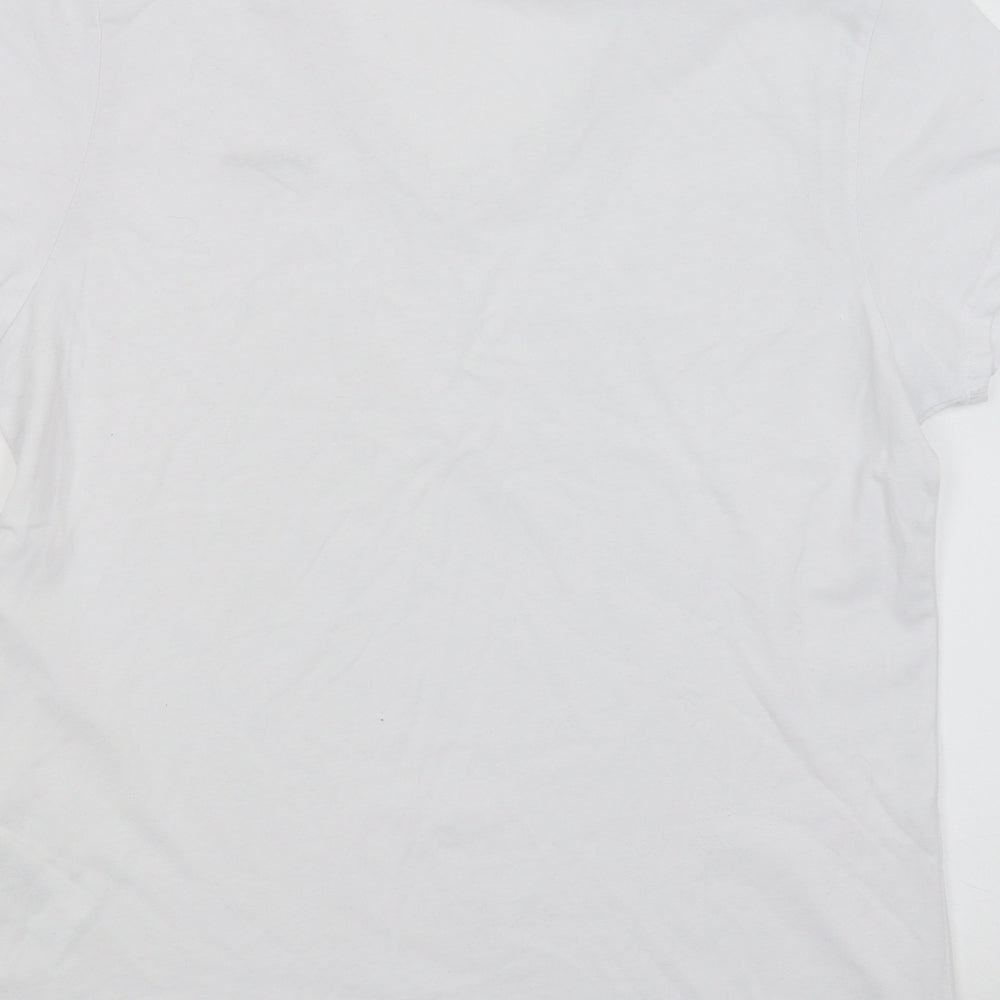 LA Gear Womens White   Basic T-Shirt Size 22