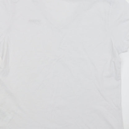 LA Gear Womens White   Basic T-Shirt Size 22