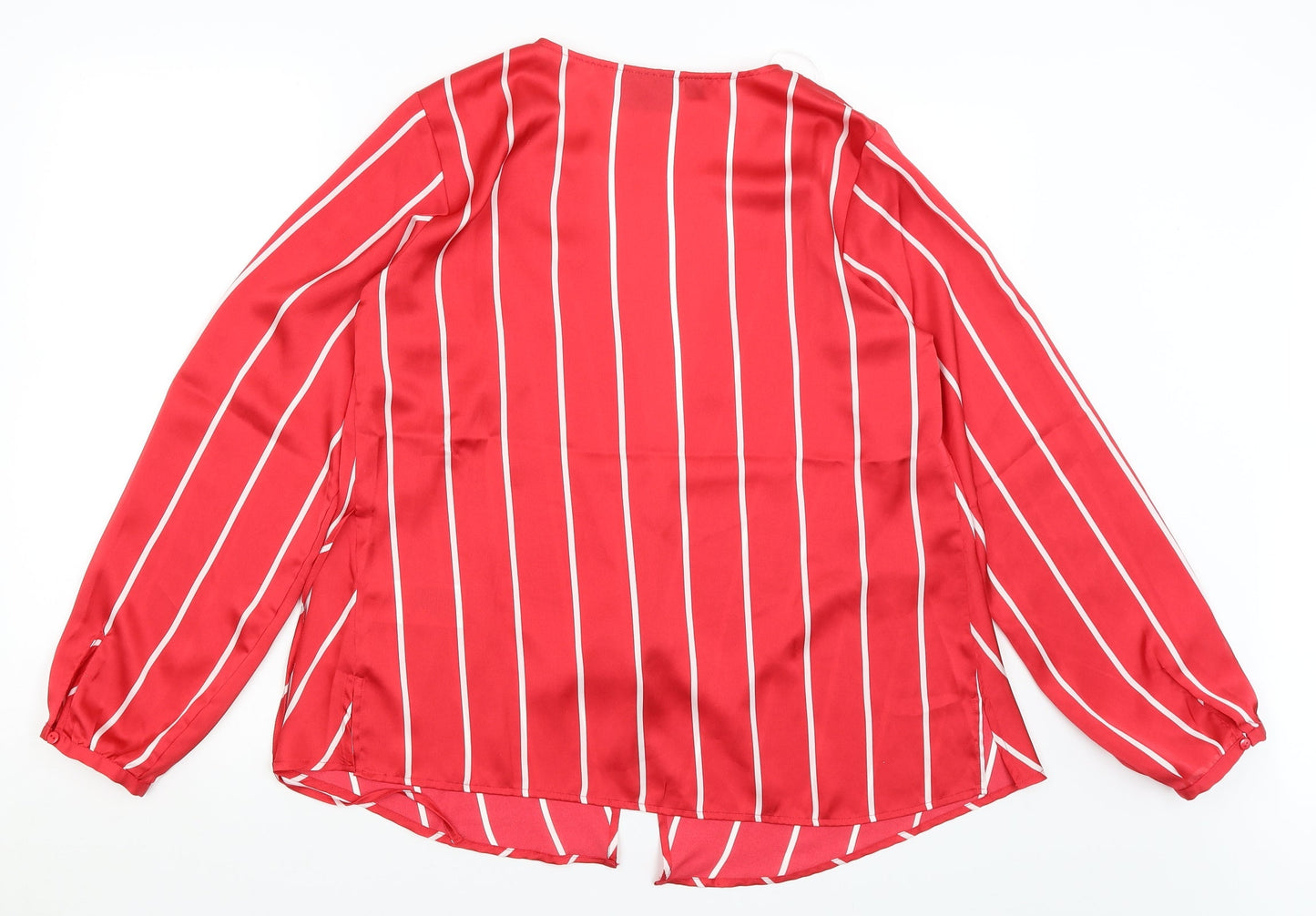 Womens UK Size 12 BPC Red Wrap Jumper