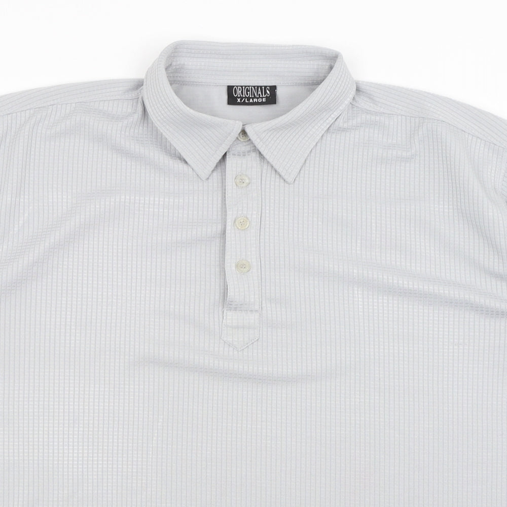 Originals Mens Grey    Polo Size XL