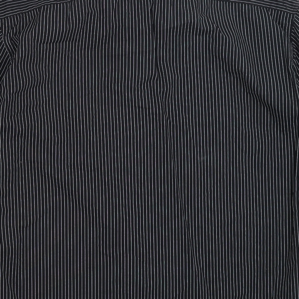 Mens UK Size L NEXT Black  Button-Up Long Sleeve Casual Shirt