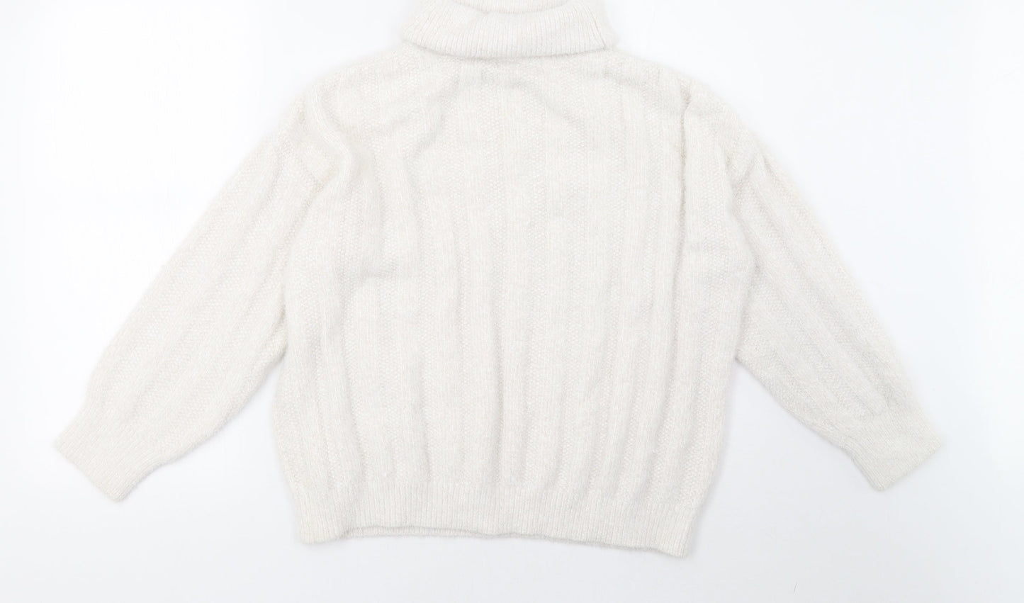 F&F Womens White   Pullover Sweatshirt Size 14