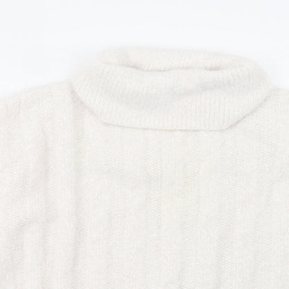 F&F Womens White   Pullover Sweatshirt Size 14