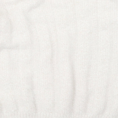 F&F Womens White   Pullover Sweatshirt Size 14