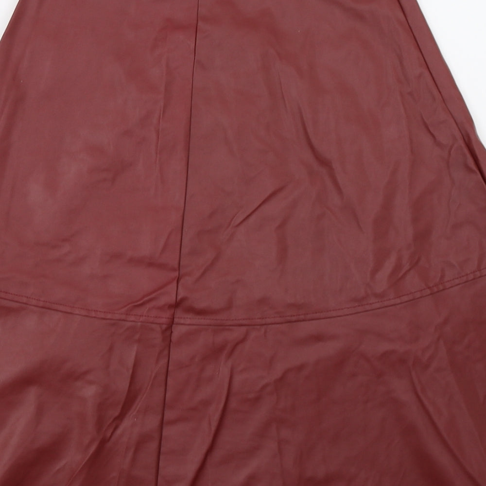 SheIn Womens Red   A-Line Skirt Size S