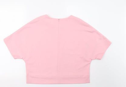 Girls On Film Womens Pink   Basic T-Shirt Size 10