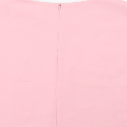 Girls On Film Womens Pink   Basic T-Shirt Size 10