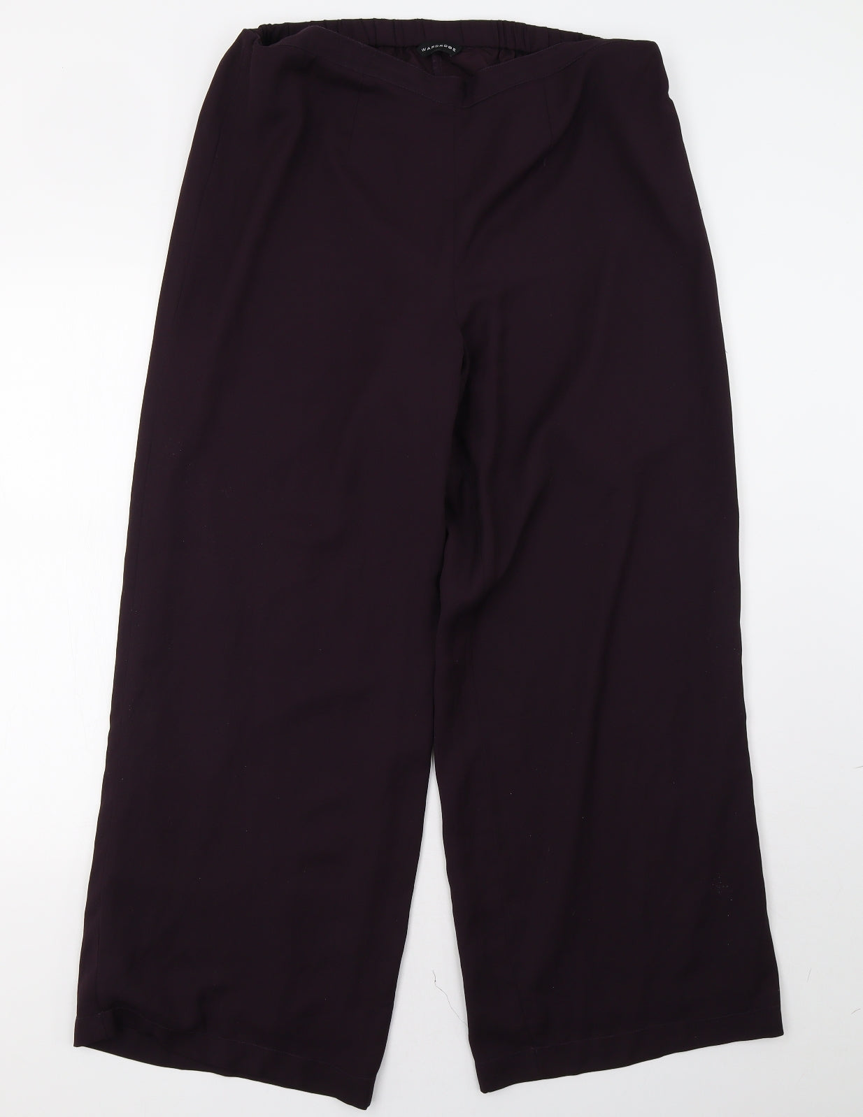 Womens UK Size 14 Wardrobe Regular Fit  Purple Trousers