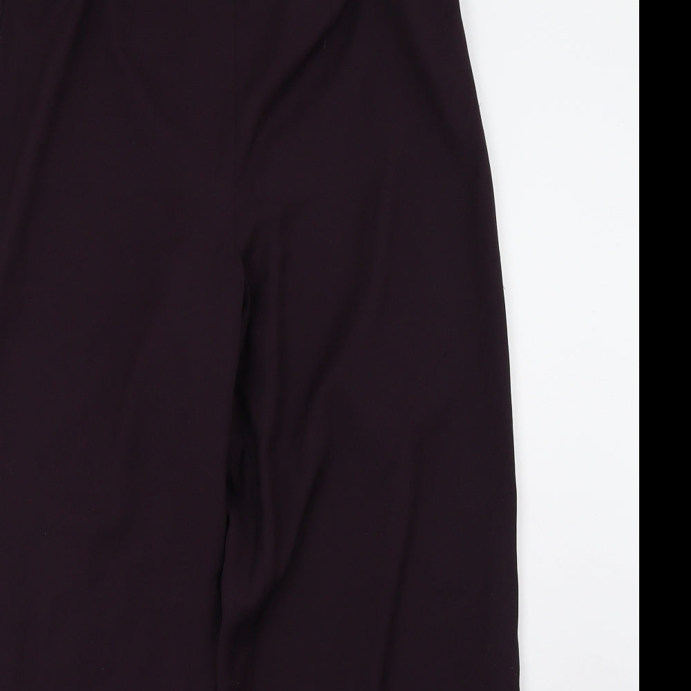 Womens UK Size 14 Wardrobe Regular Fit  Purple Trousers