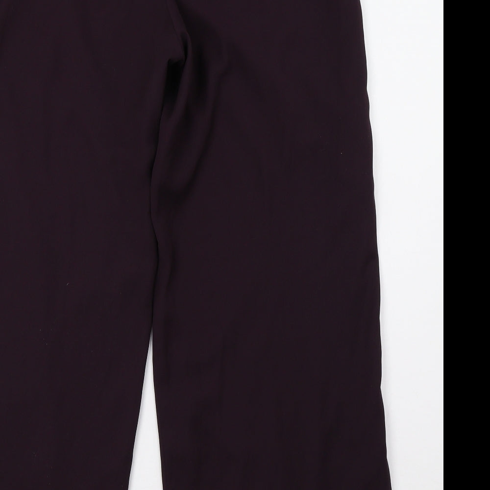 Womens UK Size 14 Wardrobe Regular Fit  Purple Trousers