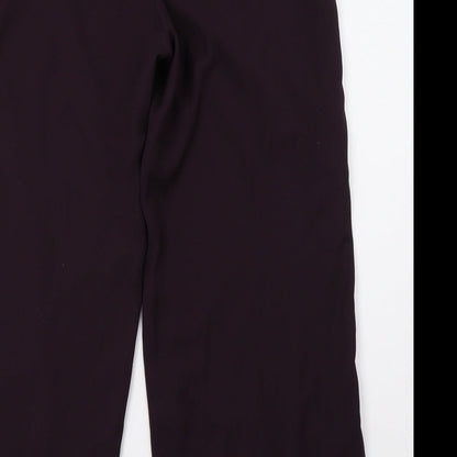 Womens UK Size 14 Wardrobe Regular Fit  Purple Trousers