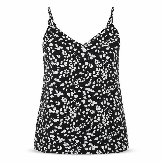 Pep&Co Womens Black Polka Dot  Basic Tank Size 10