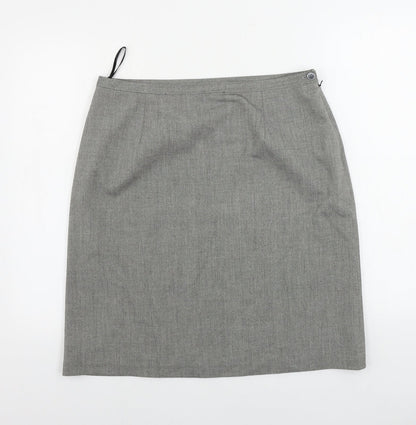 Principles  Womens Grey   A-Line Skirt Size 16
