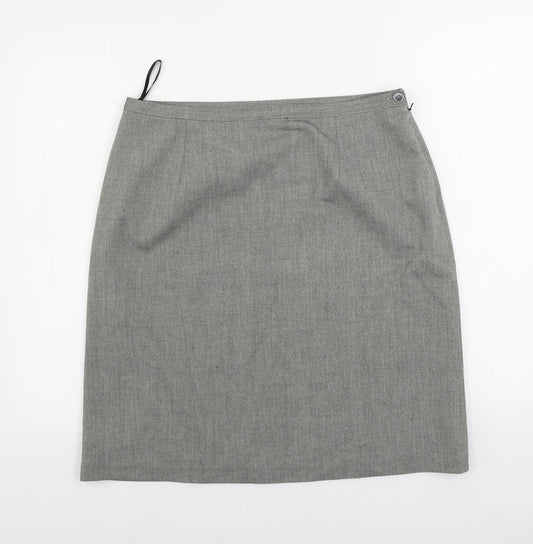 Principles  Womens Grey   A-Line Skirt Size 16