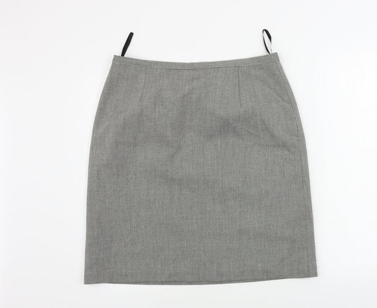 Principles  Womens Grey   A-Line Skirt Size 16