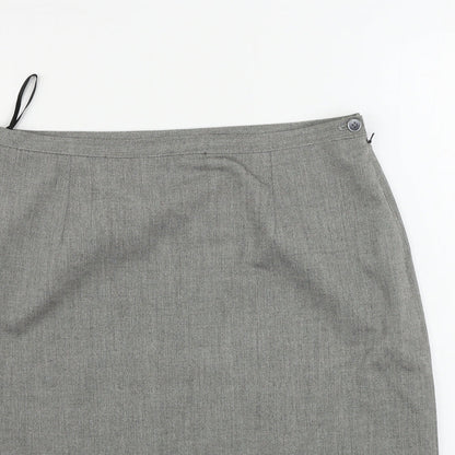 Principles  Womens Grey   A-Line Skirt Size 16