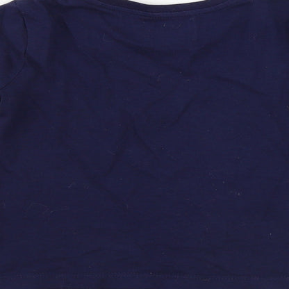 George  Girls Blue   Basic T-Shirt Size 4-5 Years