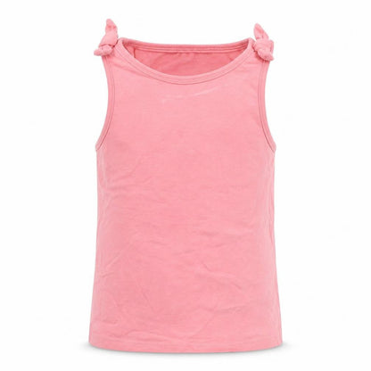 Front view of George girls’ pink camisole t-shirt, size 5-6, years