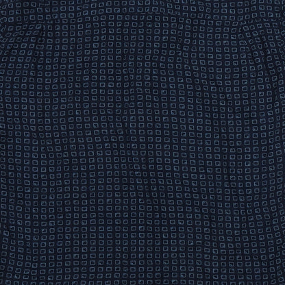 Womens UK Size S TESCO Blue Basic Button-Up