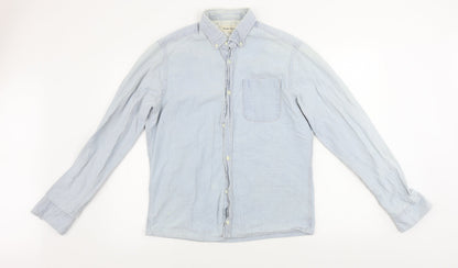 River Island Mens Grey    Button-Up Size M