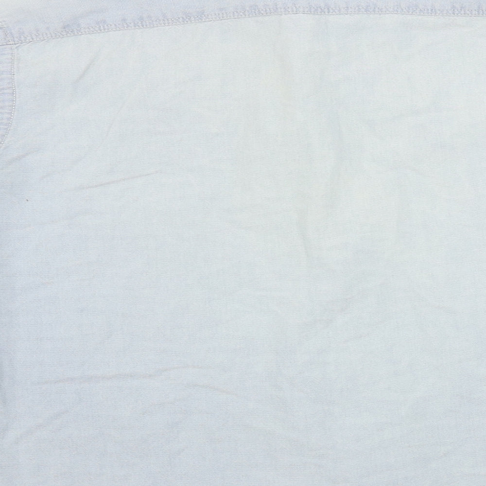 River Island Mens Grey    Button-Up Size M