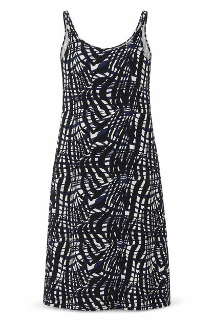 H&M  Womens Black Geometric  A-Line  Size M