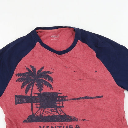 Marks and Spencer  Mens Pink    T-Shirt Size S