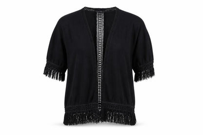 Womens UK Size 14 Atmosphere Black Cardigan Jumper