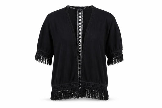 Womens UK Size 14 Atmosphere Black Cardigan Jumper