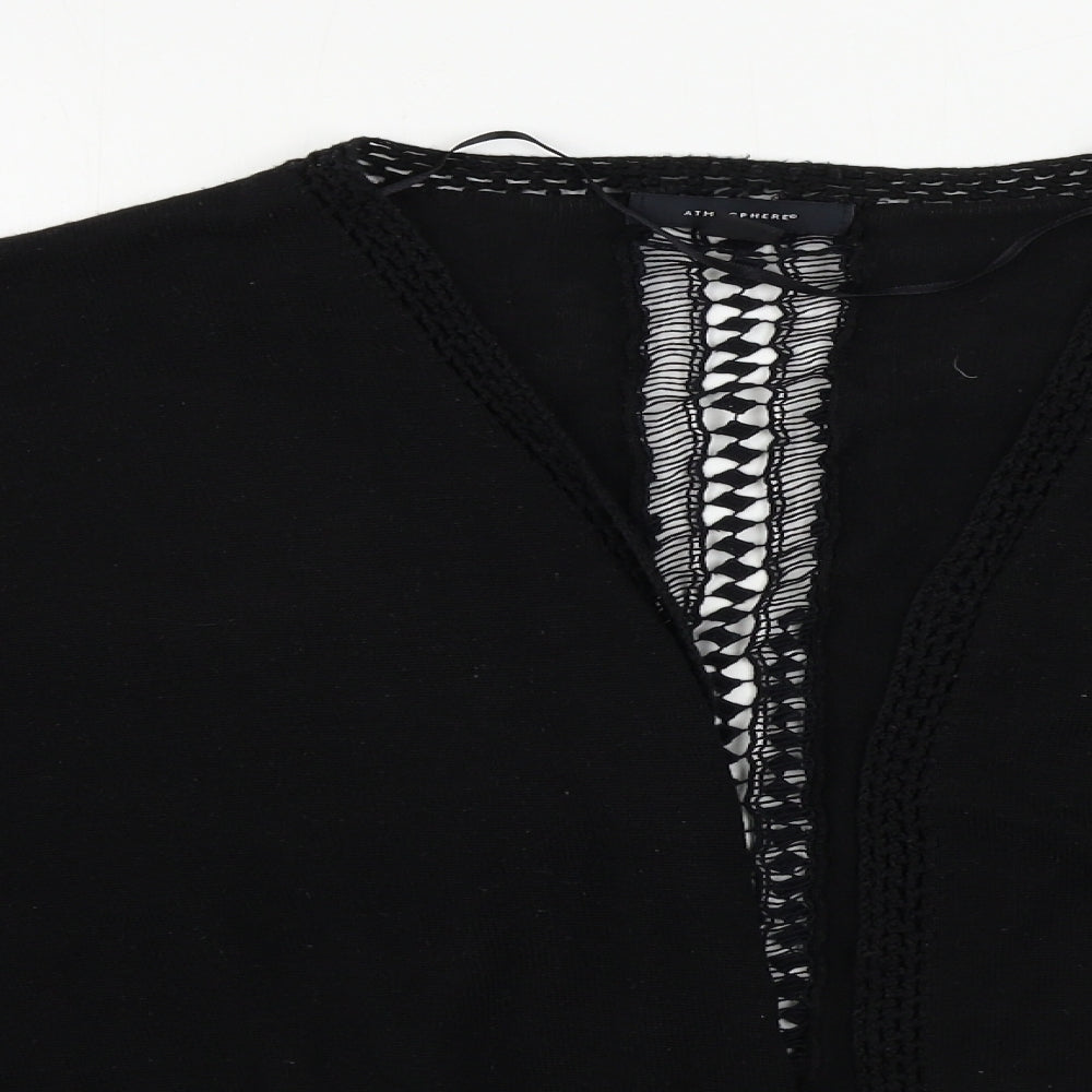 Womens UK Size 14 Atmosphere Black Cardigan Jumper