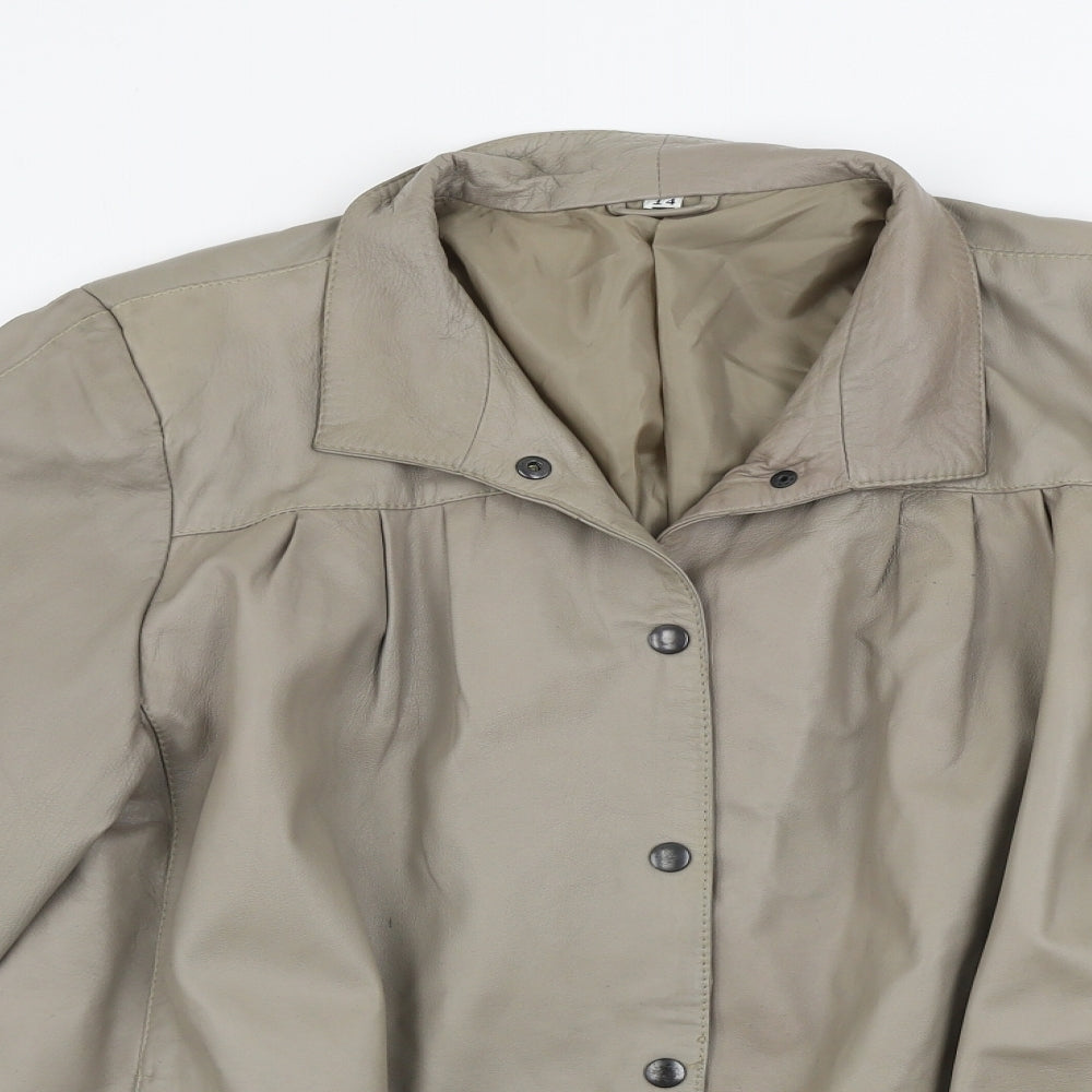 Womens UK Size 14 Preworn Beige Jacket