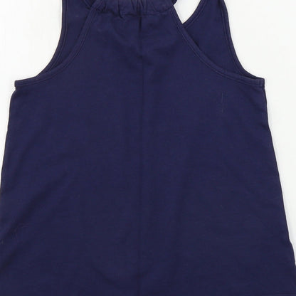 Nutmeg  Girls Blue   Basic T-Shirt Size 9-10 Years