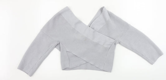 Boohoo  Womens Grey   Pullover Jumper Size M