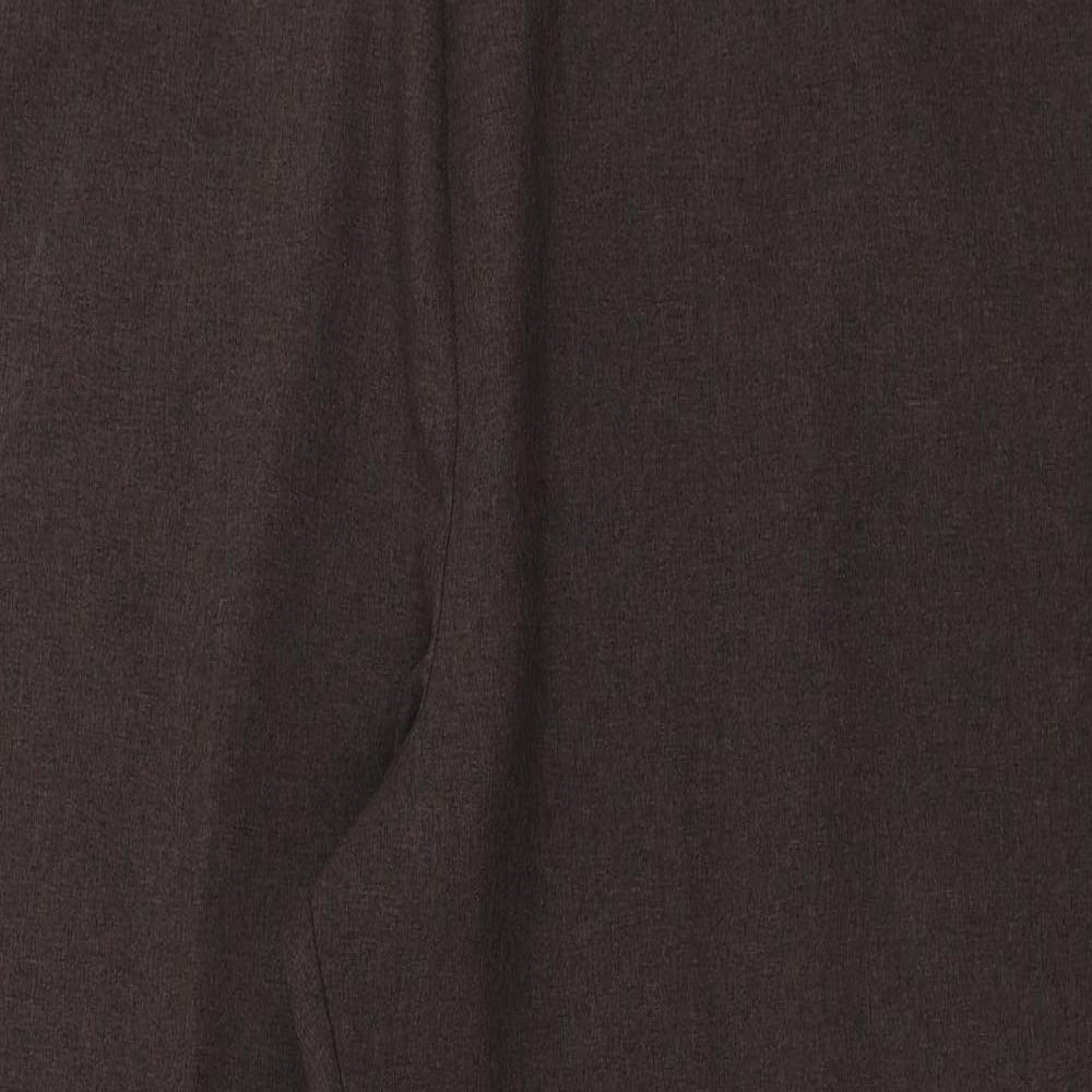 Womens UK Size 20 Preworn Regular Fit  Brown Trousers